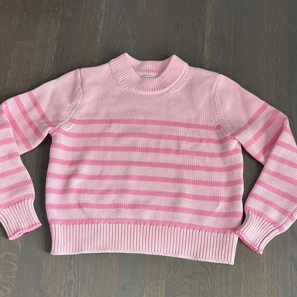 Tutto sweater 100% cotton pink lemonade combo never worn EUC